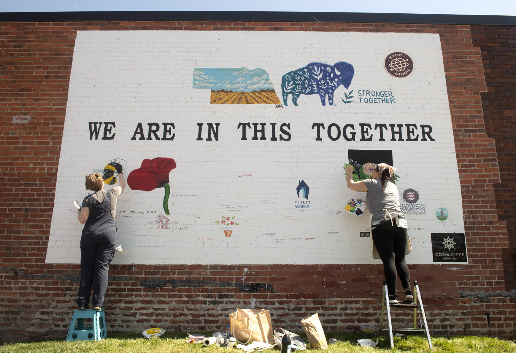 Saro Cider mural